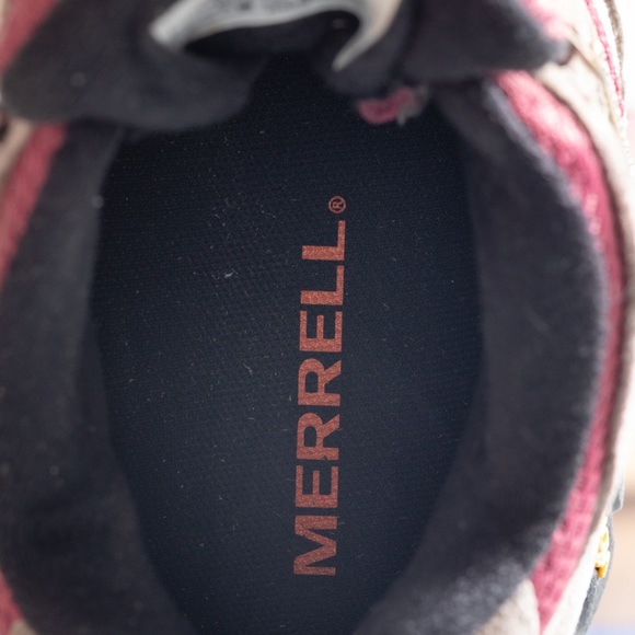 Merrell Women's Moab 2 Waterproof Mid Hiking Boots - Blush - Picture 6 of 9